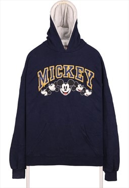 Vintage 90's Disney Hoodie Mickey Mouse Graphic Spellout