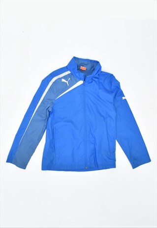 VINTAGE 90'S PUMA TRACKSUIT TOP JACKET BLUE