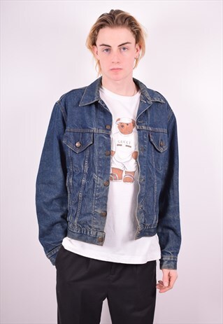LEVI'S MENS VINTAGE DENIM JACKET LARGE BLUE 90'S