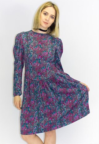 VINTAGE 70'S MINI DRESS DRESS