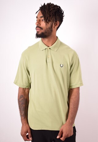 CHAPS RALPH LAUREN MENS VINTAGE POLO SHIRT LARGE KHAKI 90S