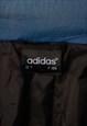 VINTAGE ADIDAS JACKET BLUE LINE IN BLACK XL