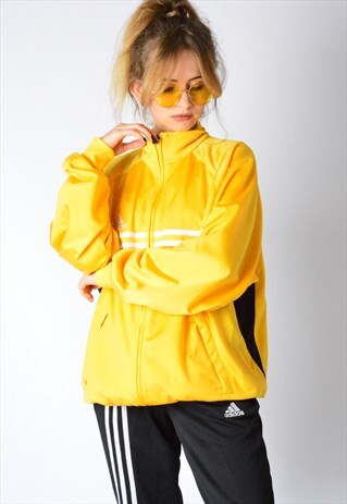 YELLOW ADIDAS TRACK JACKET