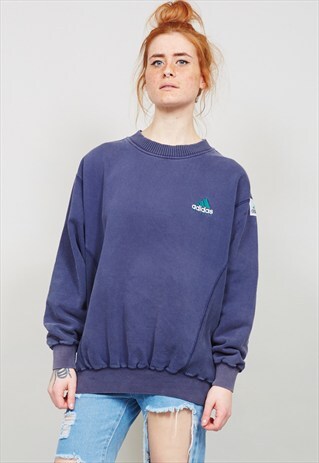 VINTAGE 90'S NAVY BLUE SUPER OVERSIZE