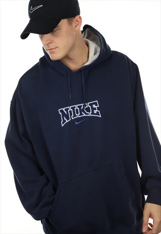 VINTAGE NIKE HOODIE BLUE