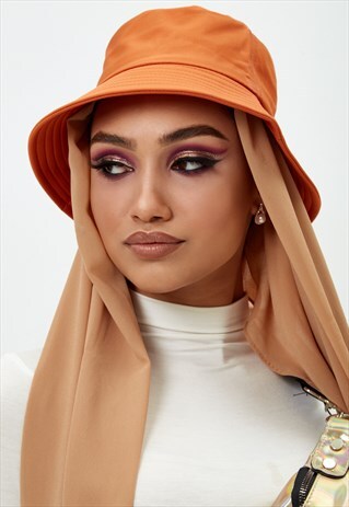 ORANGE BUCKET HAT