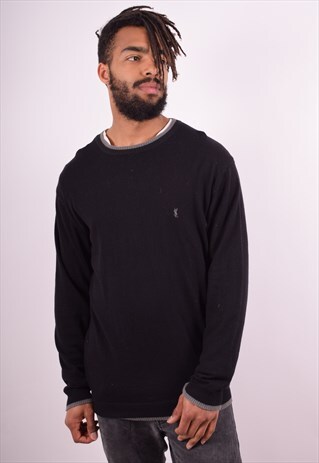 YVES SAINT LAURENT MENS VINTAGE JUMPER SWEATER SMALL 90'S