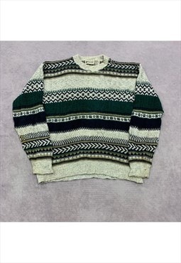 Vintage Knitted Jumper Men's L