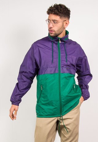 K-WAY WATERPROOF CAGOULE JACKET
