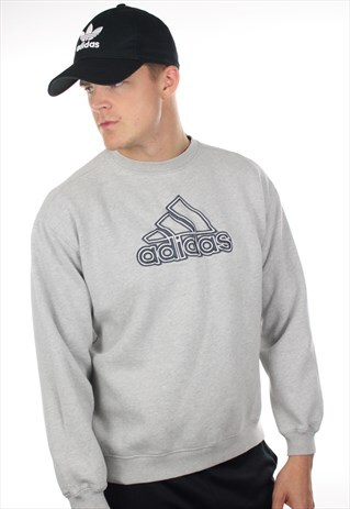 VINTAGE ADIDAS BIG LOGO SWEATSHIRT JUMPER