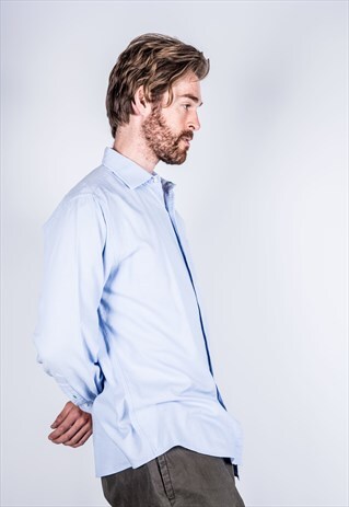 VINTAGE TOMMY HILFIGER SHIRT IN BLUE