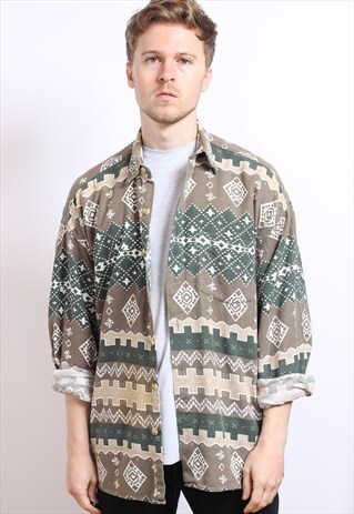 VINTAGE AZTEC NAVAJO SHIRT