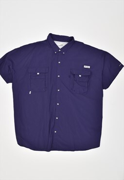 Vintage 90's Columbia Shirt Navy Blue