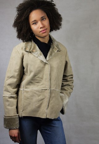 VINTAGE / SUEDE STYLE / SOFT LINING / JACKET