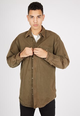 VINTAGE HEAVY KNIT COTTON CARHARTT SHIRT