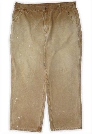 Vintage Carhartt Workwear Beige Carpenter Trousers Womens