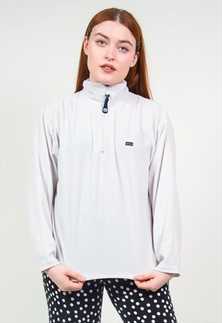 VINTAGE 90'S 1/4 ZIP FLEECE JUMPER