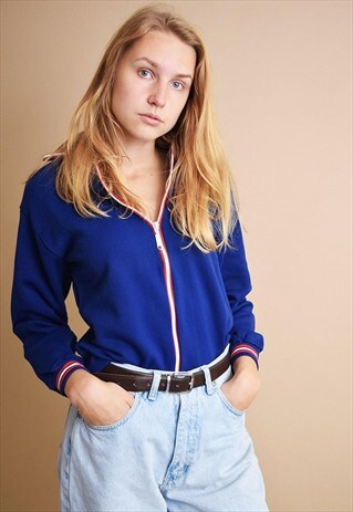 70'S RETRO ATHLEISURE SPORTS TRACKSUIT JACKET TOP
