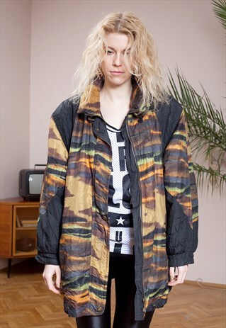 HIPSTER QUILTED PARKA JACKET FOM THE 90S.