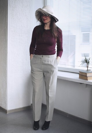 VINTAGE 90'S GREY TROUSERS