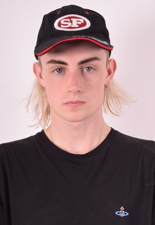 MENS VINTAGE SAN FRANCISCO CAP ONE SIZE BLACK 90S