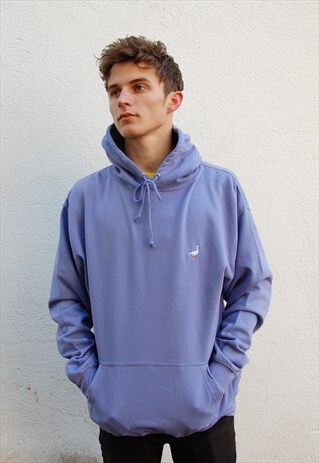 G&G UNISEX VIOLET GOOSE HOOD