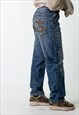 BLUE DENIM 90S BAGGY HIP HOP X8 CARGO SKATER TROUSERS PANTS