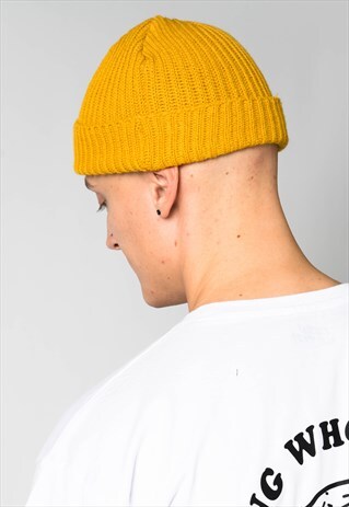 MUSTARD COZY BEANIE