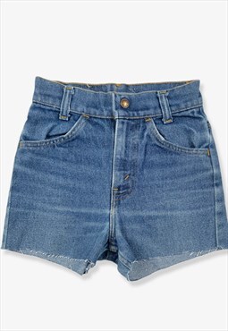 Vintage levi's 419 denim shorts dark blue w22 BV14561