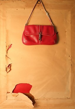 Vintage MNG Leather  Bag In Pink
