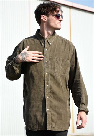 CHAPS CORDUROY CASUAL SHIRT