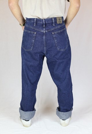 MENS WRANGLER JEANS W36 L32 RELAXED FIT TEXAS ZIP FLY 90'S
