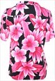 VINTAGE FLORAL HAWAIIAN SHIRT - M