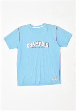 Vintage 90's Champion T-Shirt Top Blue