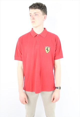 VINTAGE FERRARI POLO SHIRT