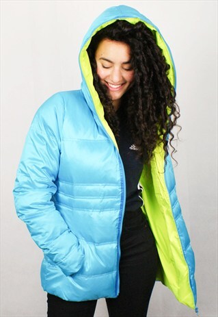 ADIDAS PUFFER JACKET/PADDED LONG COAT, HOODED