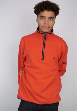VINTAGE 90'S NAUTICA 1/4 ZIP SWEATSHIRT