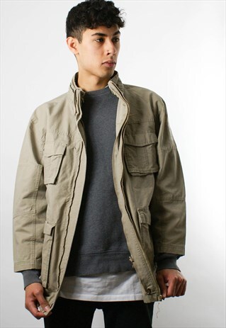 NIKE ARMY JACKET / CANVAS JACKET / COAT