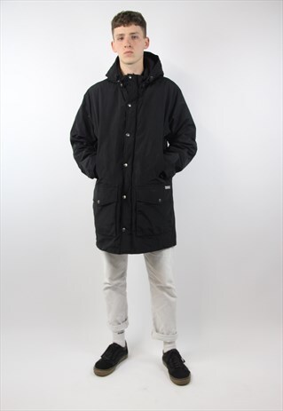 VINTAGE WOOLRICH BLACK PADDED JACKET