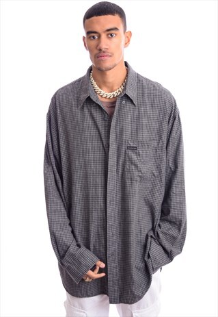 VINTAGE CALVIN KLEIN CHECKED SHIRT