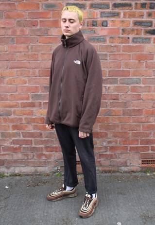 THE NORTH FACE BROWN FLEECE