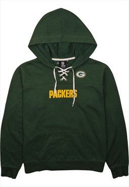 Vintage 90's NFL Hoodie Green Bay Packers Pullover Green