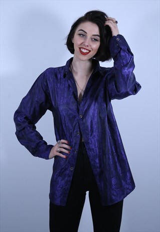 PURPLE JACQUARD SHIRT