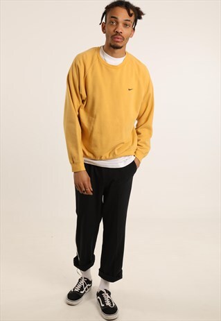 VINTAGE NIKE EMBROIDERED LOGO SWEATSHIRT