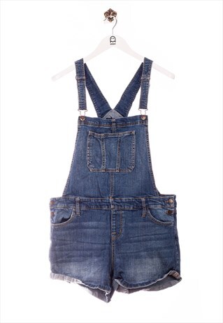 VINTAGE MASSIMO OVERALL SHORTS LOOK BLUE
