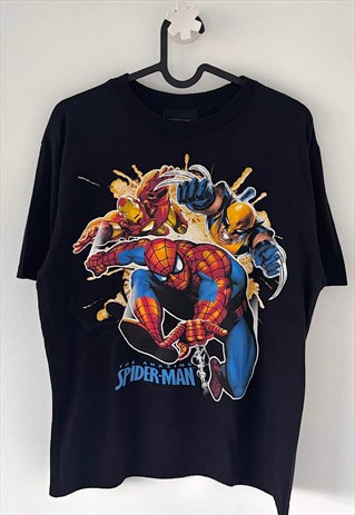 Vintage Spiderman 3 black promo 2007 T-shirt small 