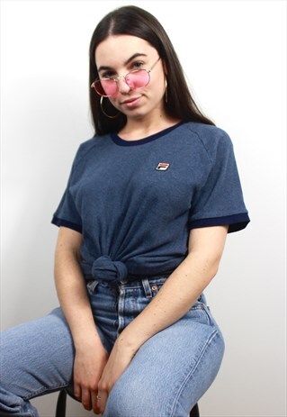 90'S RETRO BLUE T-SHIRT