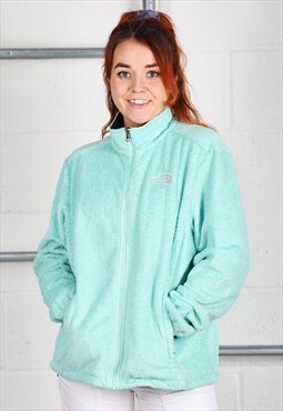 Vintage The North Face Fleece in Green Hiking Jumper XL