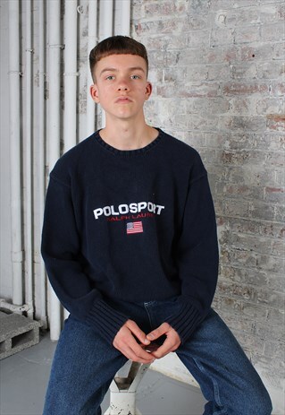 VINTAGE POLO SPORT RALPH LAUREN KNITED SWEATSHIRT