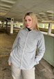 VINTAGE 90S DKNY SPELLOUT FLEECE JACKET
